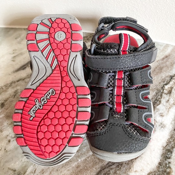 Cat & Jake Toddler Boy Afton Sandals- Size 8 - Picture 4 of 5